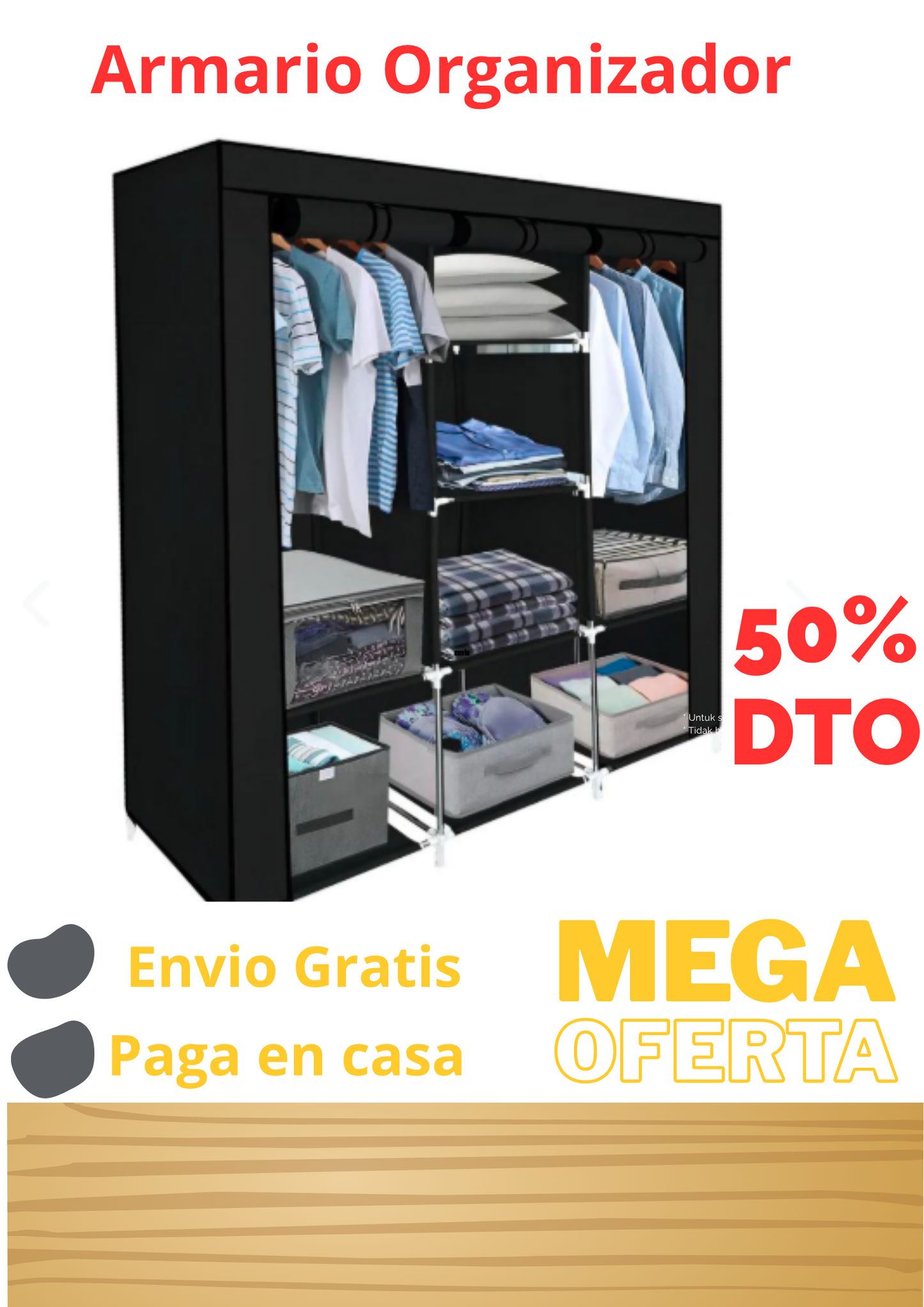 Closet Armario Portátil Grande